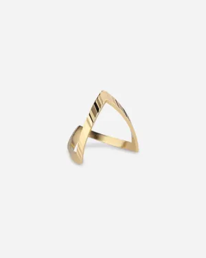 Reflection V-ring - Gold