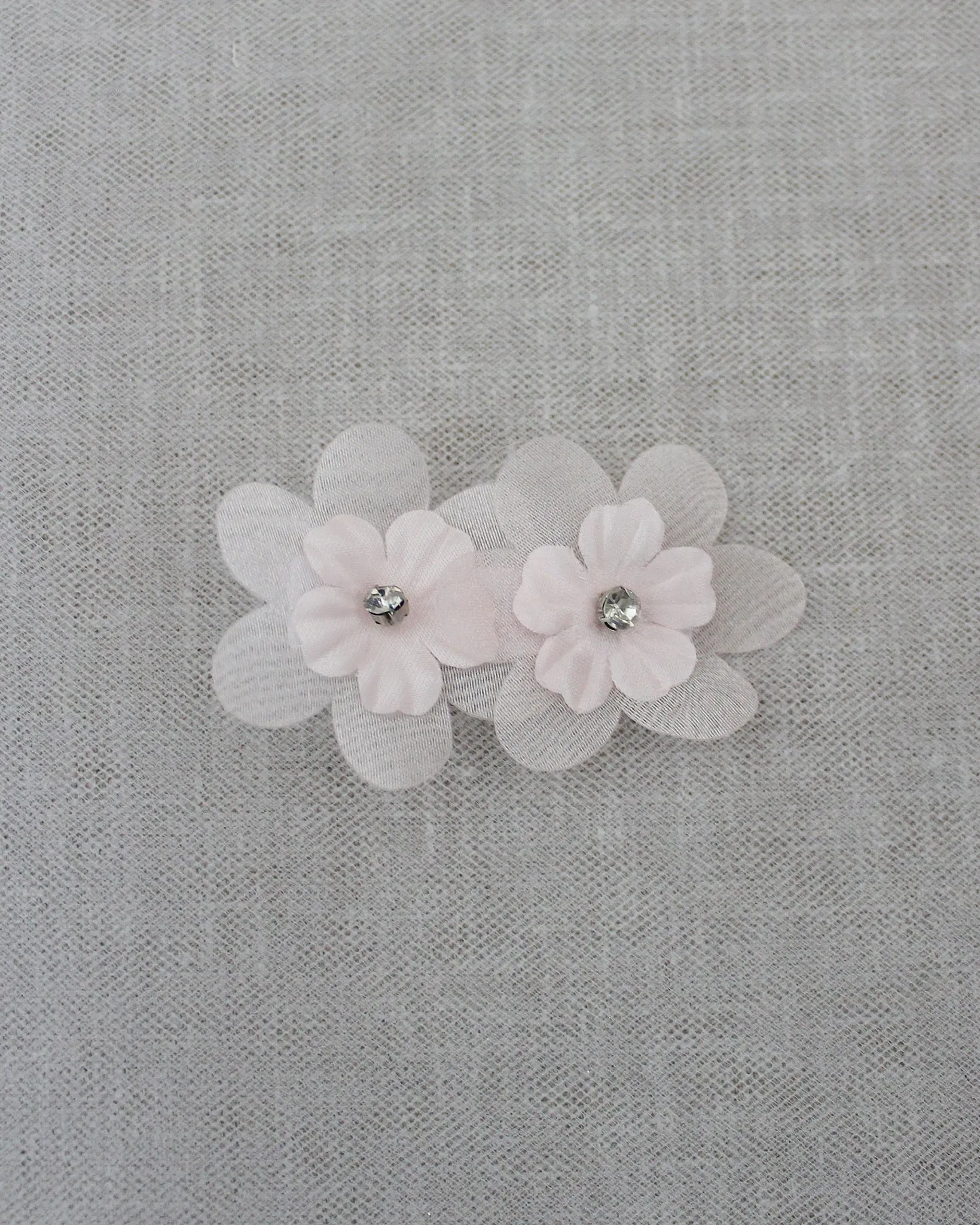 Rhinestone Flower Hair Clip
