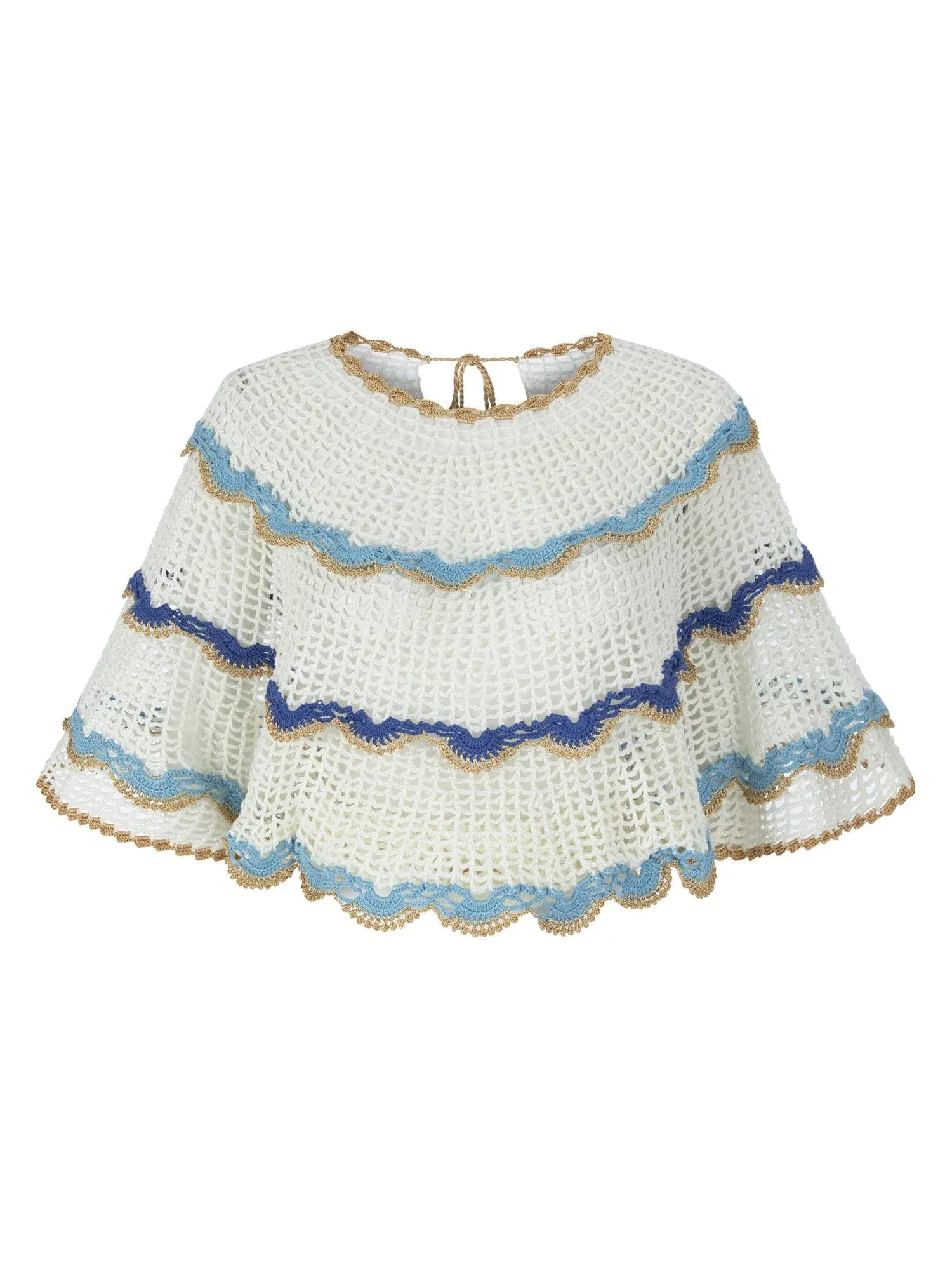Rima Scalloped Top
