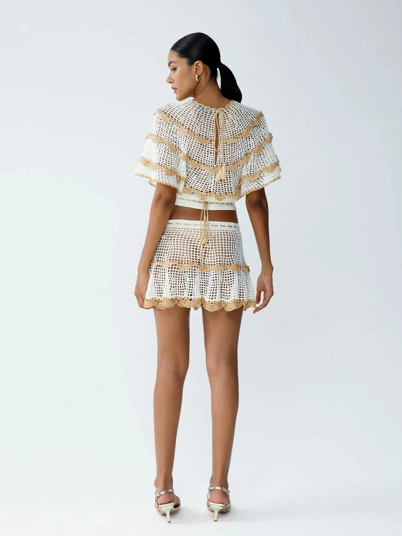 Rima Scalloped Top