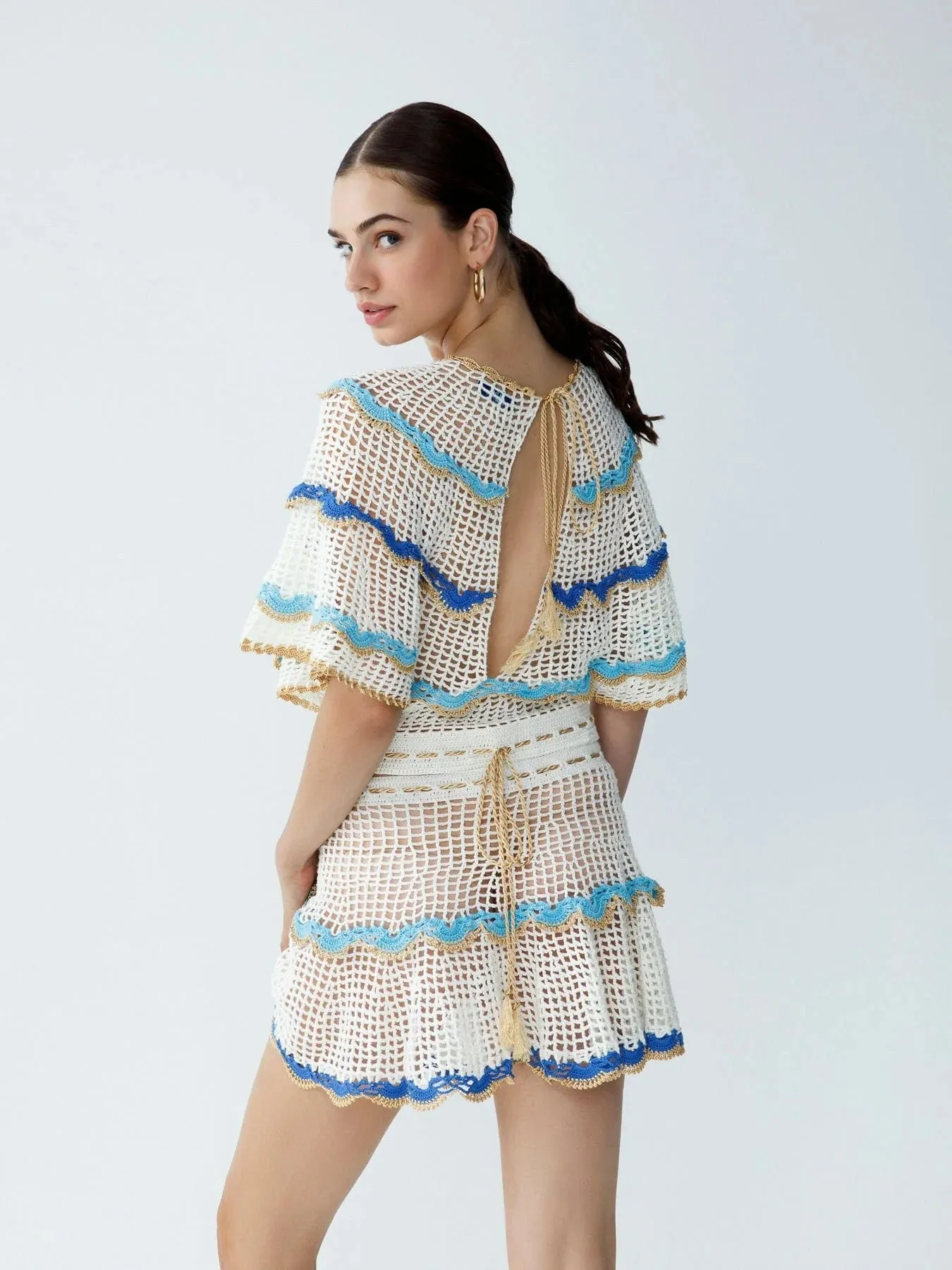 Rima Scalloped Top
