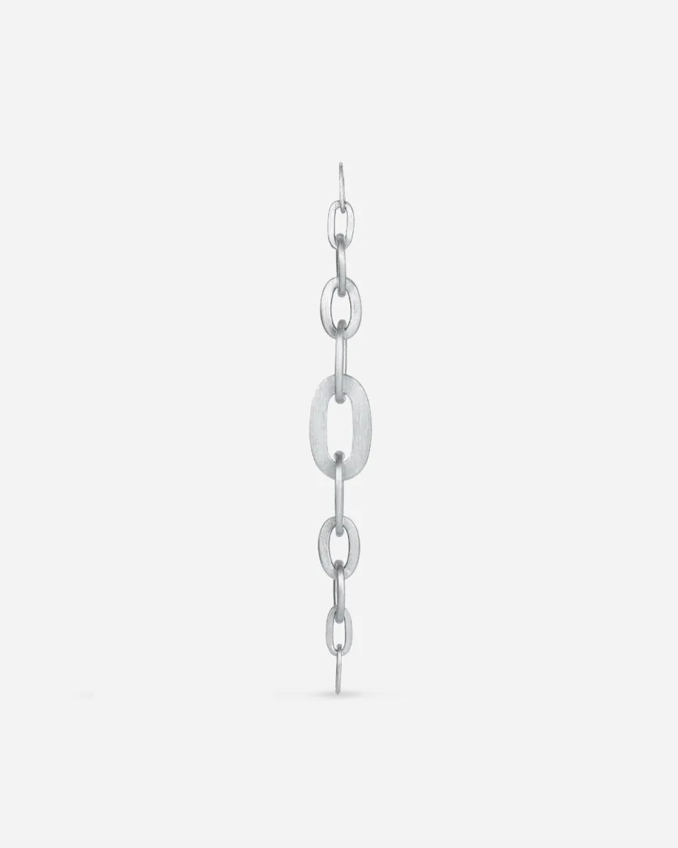 Row Chain Earrings - Sølv