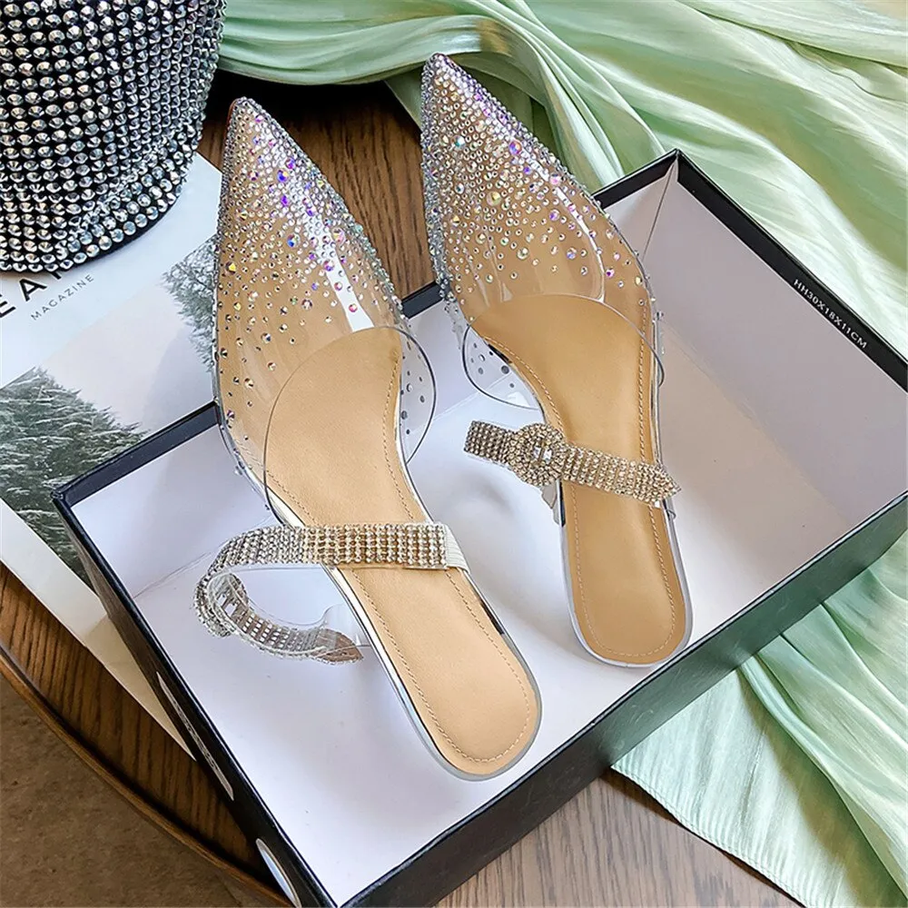 Runway Style Crystal Ladies High Heel