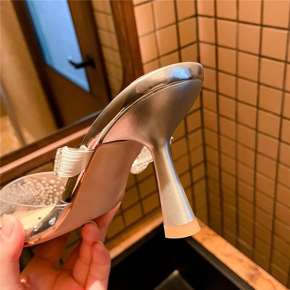 Runway Style Crystal Ladies High Heel