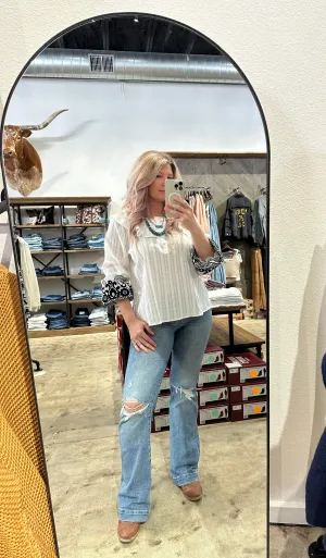 Savannah Jane Dottie Ivory Top