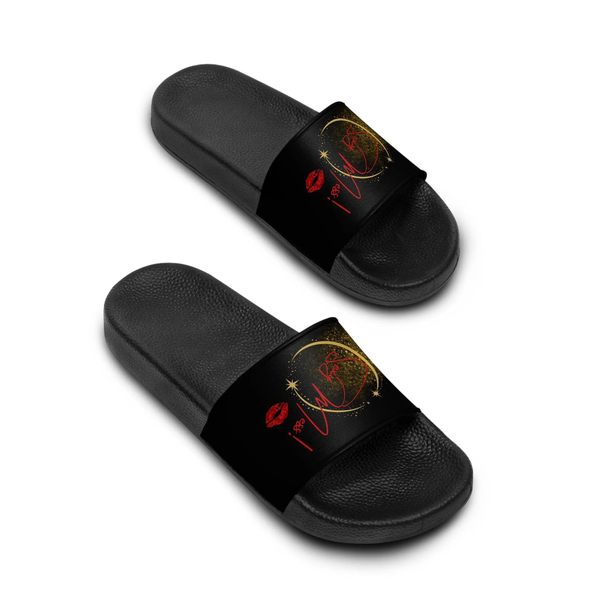 Sexy Mess Slide Sandals – Bold Lips, Bigger Energy