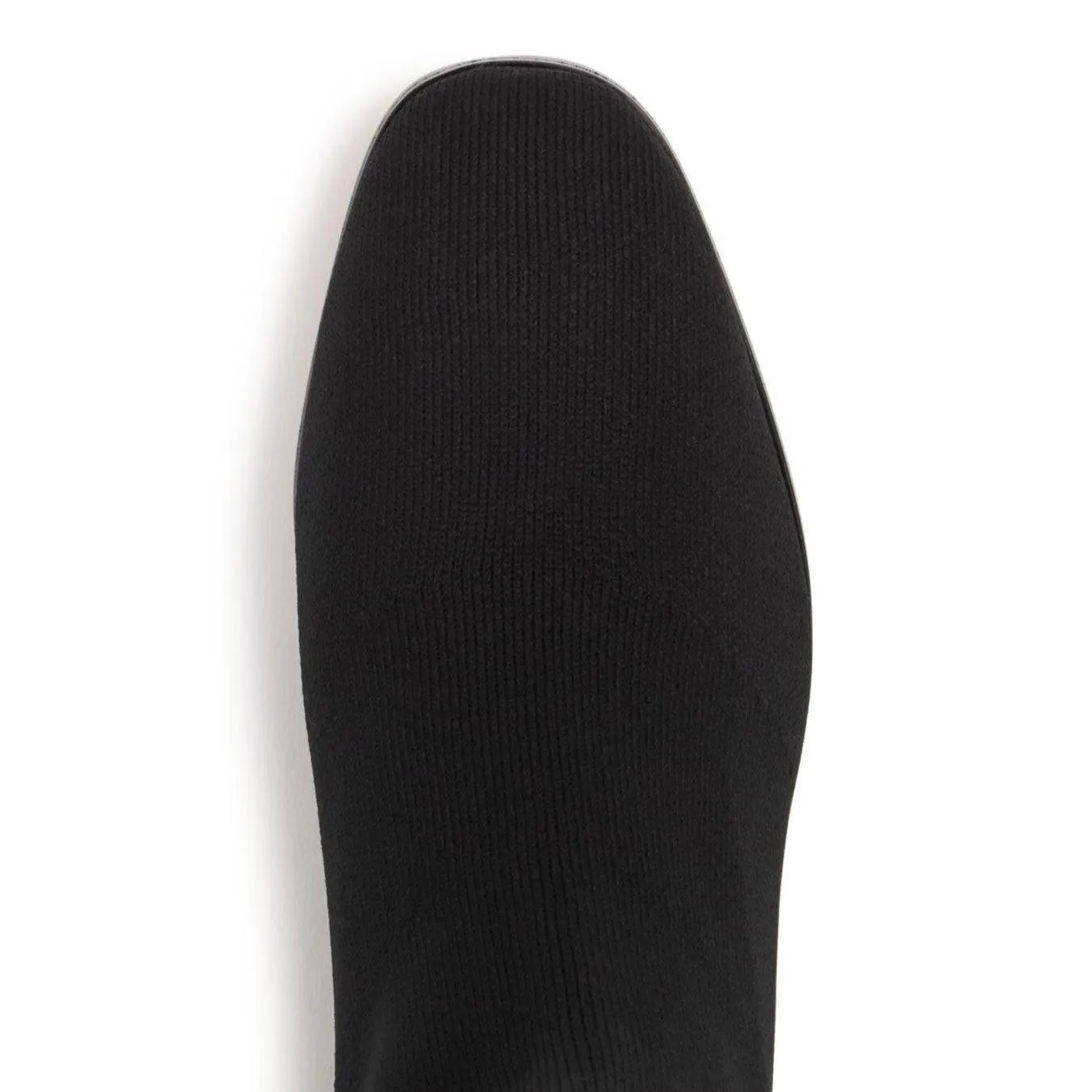 Sienna Square-Toe Knit Boots