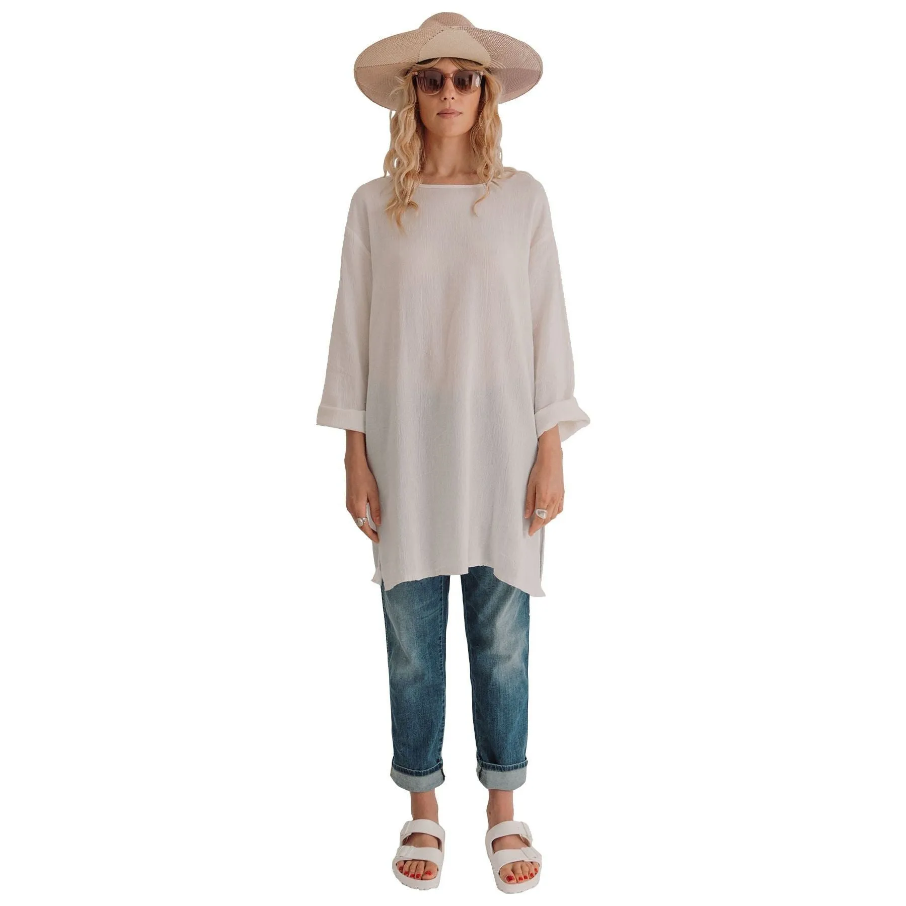 Sile Tunic , Off White