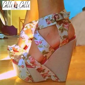 Silk Summer Fashion Wedge
