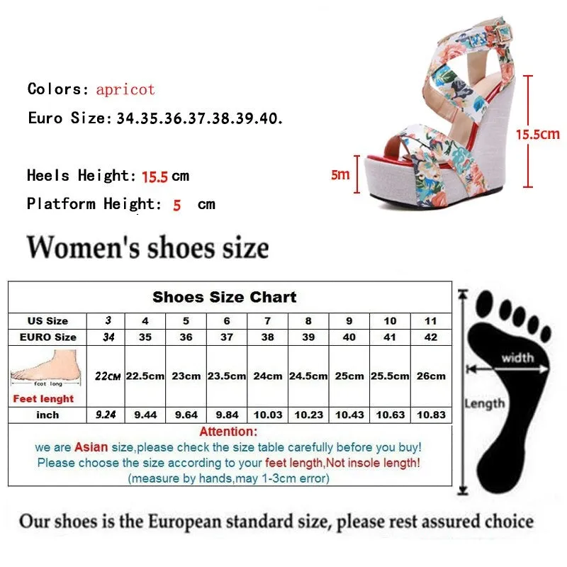 Silk Summer Fashion Wedge
