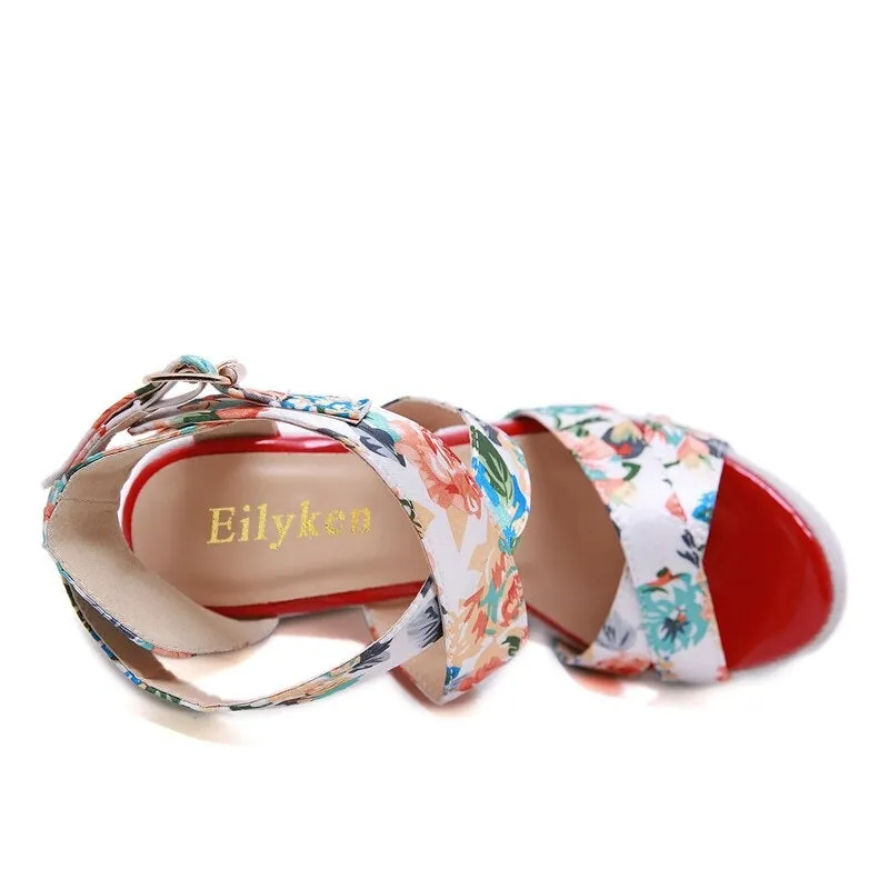 Silk Summer Fashion Wedge