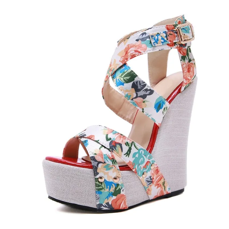 Silk Summer Fashion Wedge