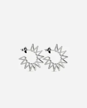 Small Sun Earring - Sterling Sølv