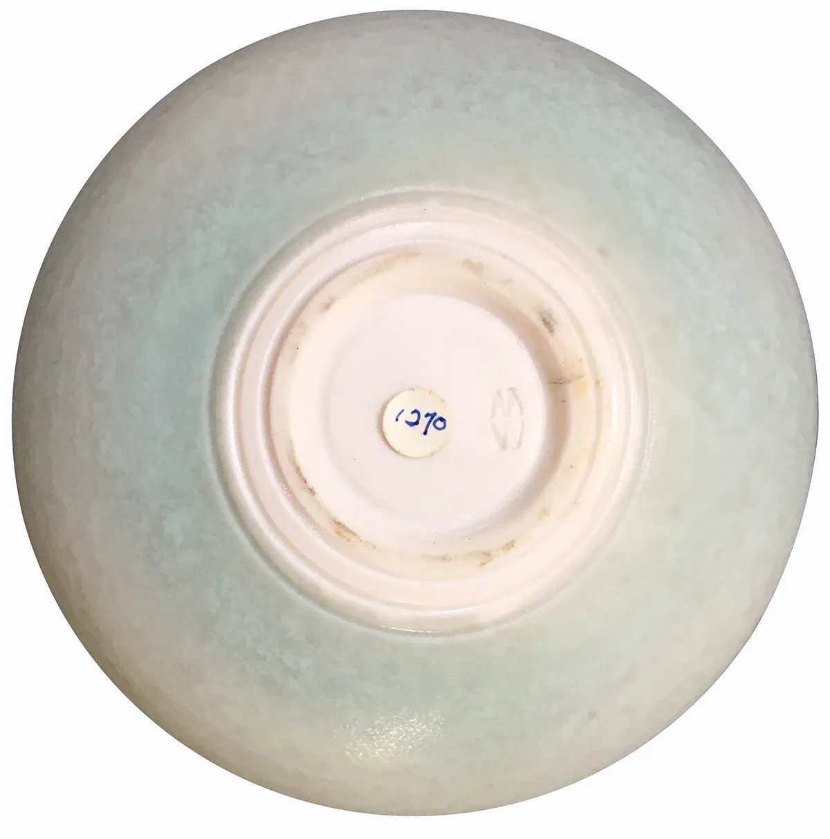 SOLD British Studio Pottery Mary White Oval Vase