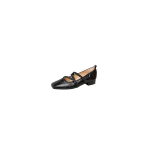 Square Toe Block Heels Loafers & Slip-Ons