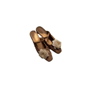 Square Toe Flats Slip-Ons