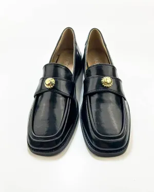 Square Toe Solid Loafers