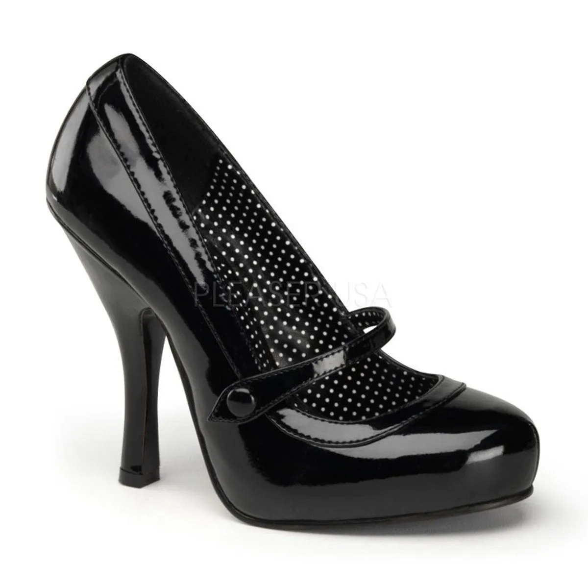 SS-CUTIEPIE-02 Pump  | Black Patent
