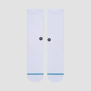 Stance Icon Crew Socks White/Black