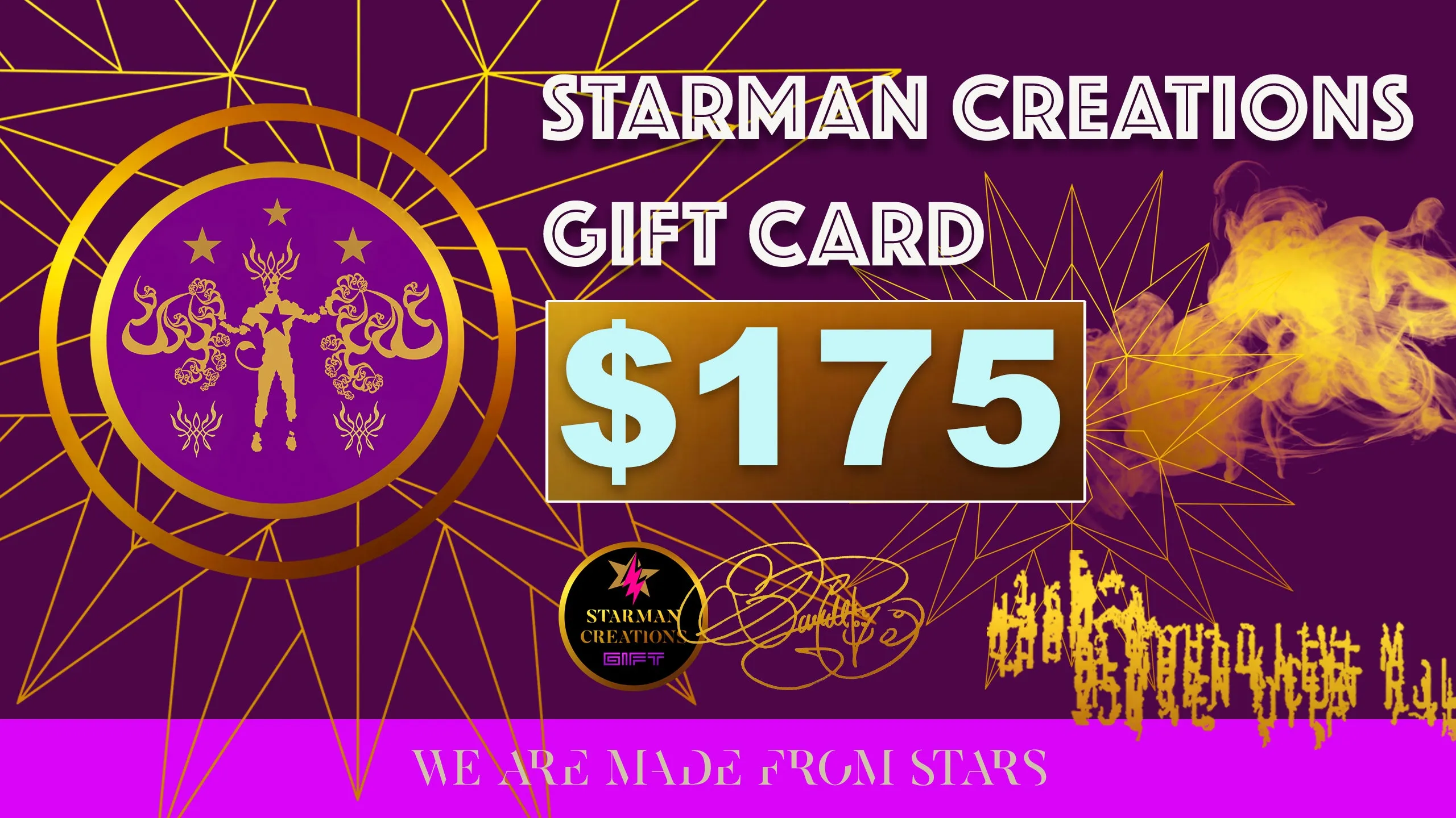 STARMAN CREATIONS GIFT CARDS