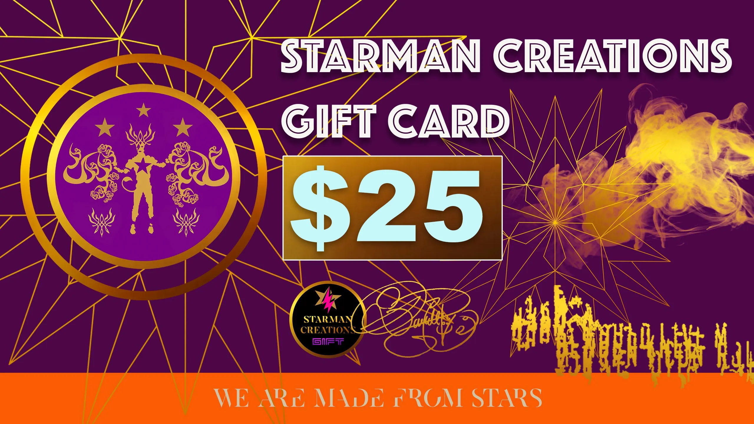 STARMAN CREATIONS GIFT CARDS