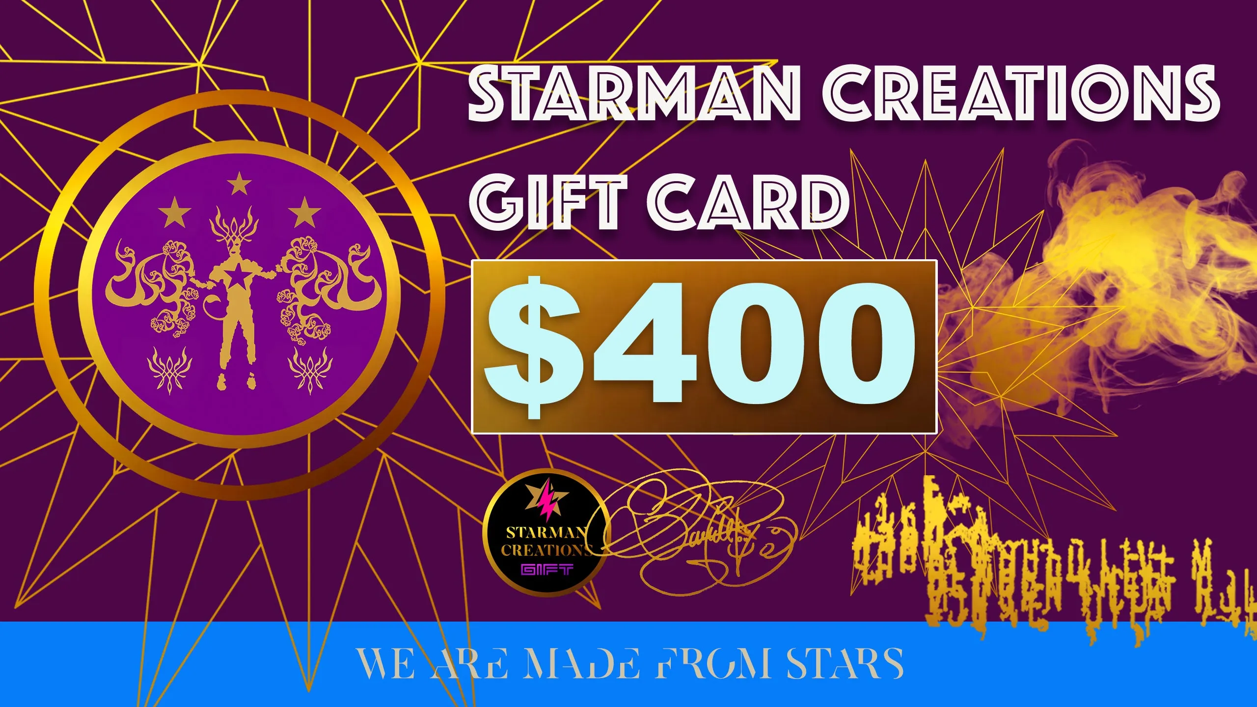 STARMAN CREATIONS GIFT CARDS