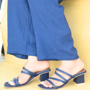 Strapped Block Heels