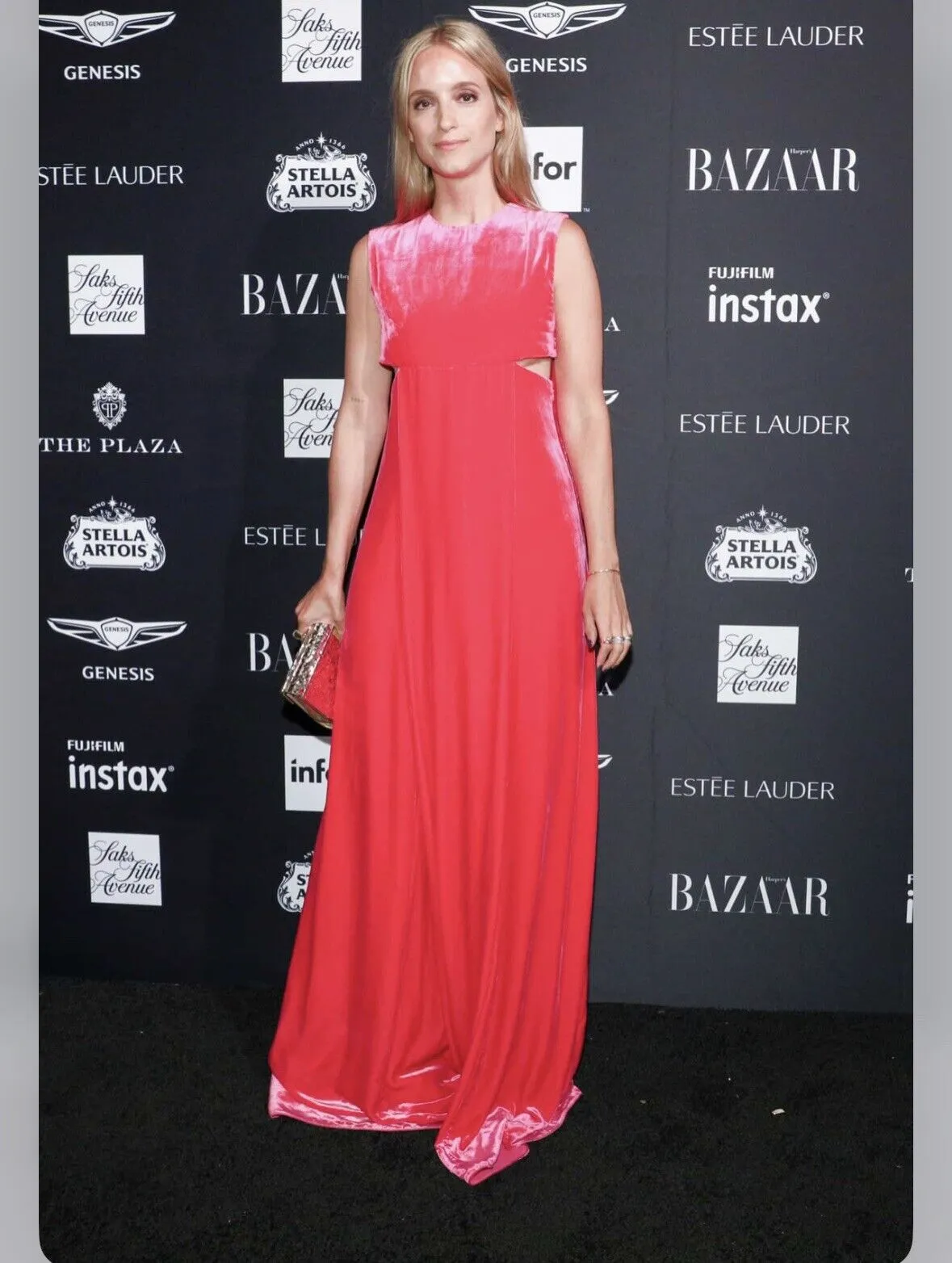 Sublime Resort 2018 Valentino by Pierpaolo Piccioli Brilliant Pink Velvet Dress w Side Cut Outs