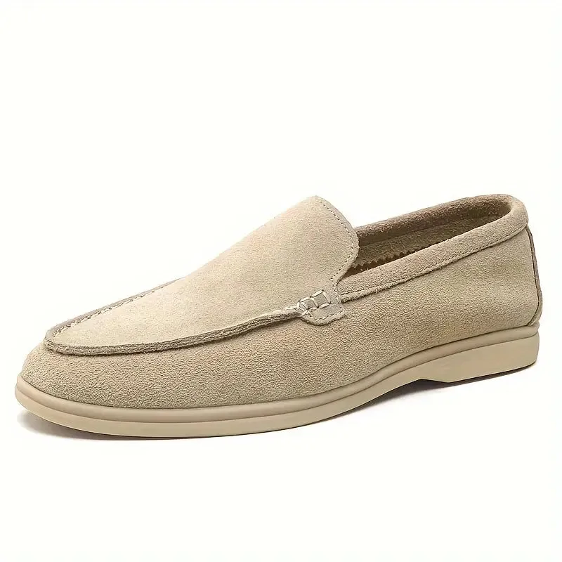 Suede Breathable Slip On Loafers for Men