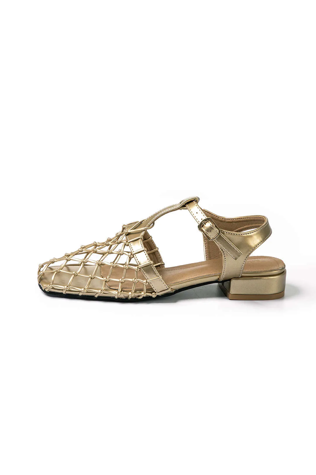 Sylvie - Comfortable Chic Cut Outs Woman's Low Heel Sandals