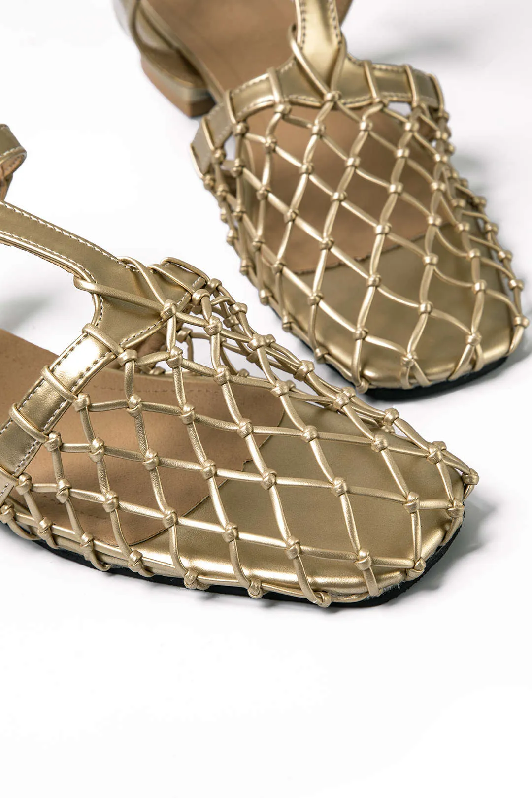 Sylvie - Comfortable Chic Cut Outs Woman's Low Heel Sandals