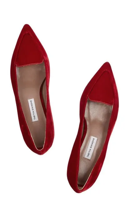 Tabitha Simmons Alexa Red Velvet