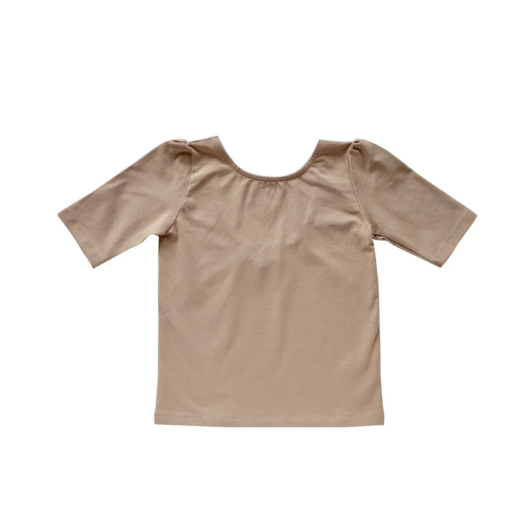 tabitha tee - chai pima knit