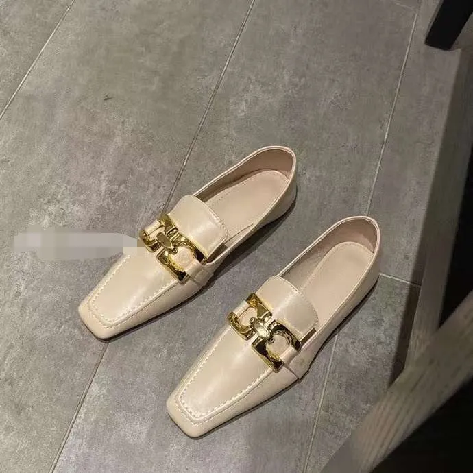 Tara Square Toe Buckle Loafers