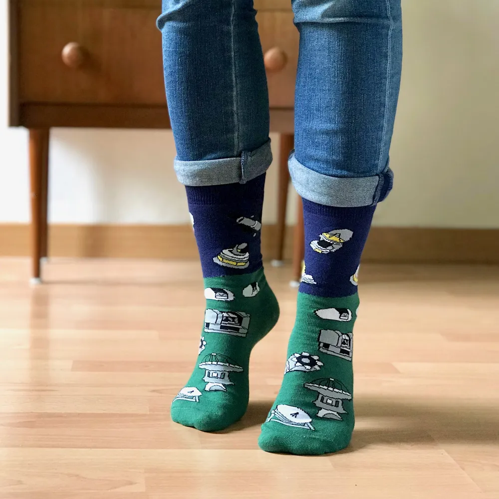 Telescope Color-Block Socks