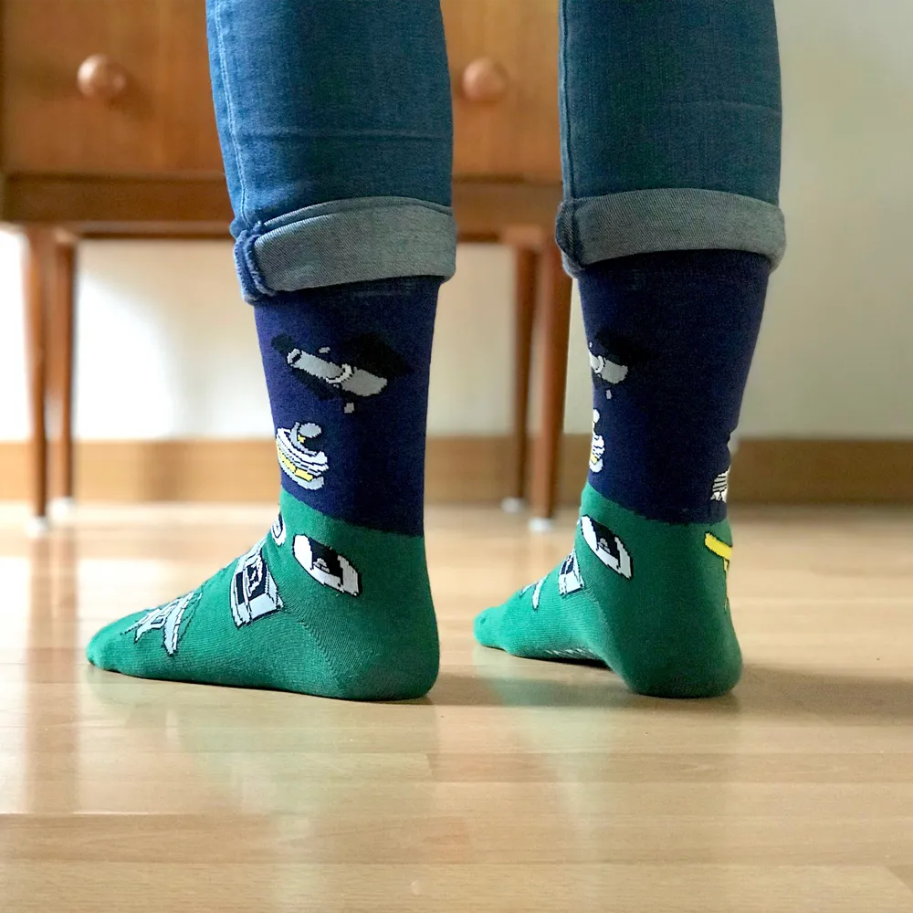 Telescope Color-Block Socks