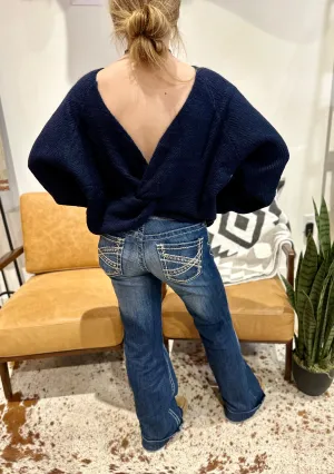 The Jane Twist-Back Pullover
