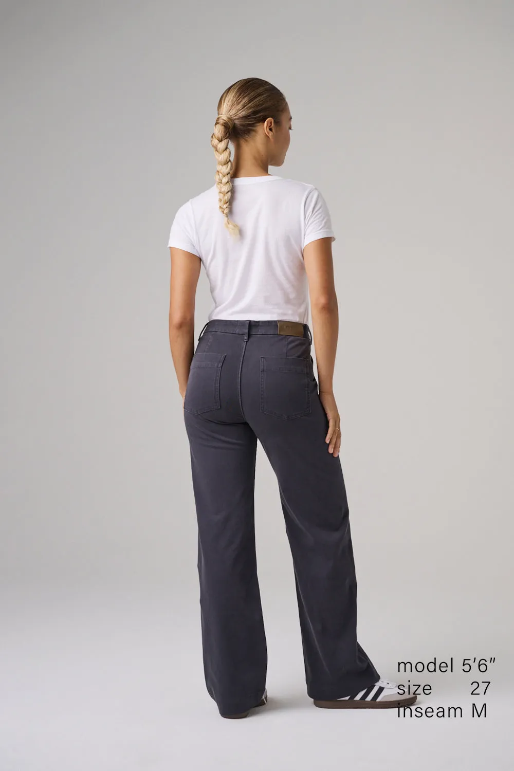 The Malibu Wide Baker  |  Charcoal