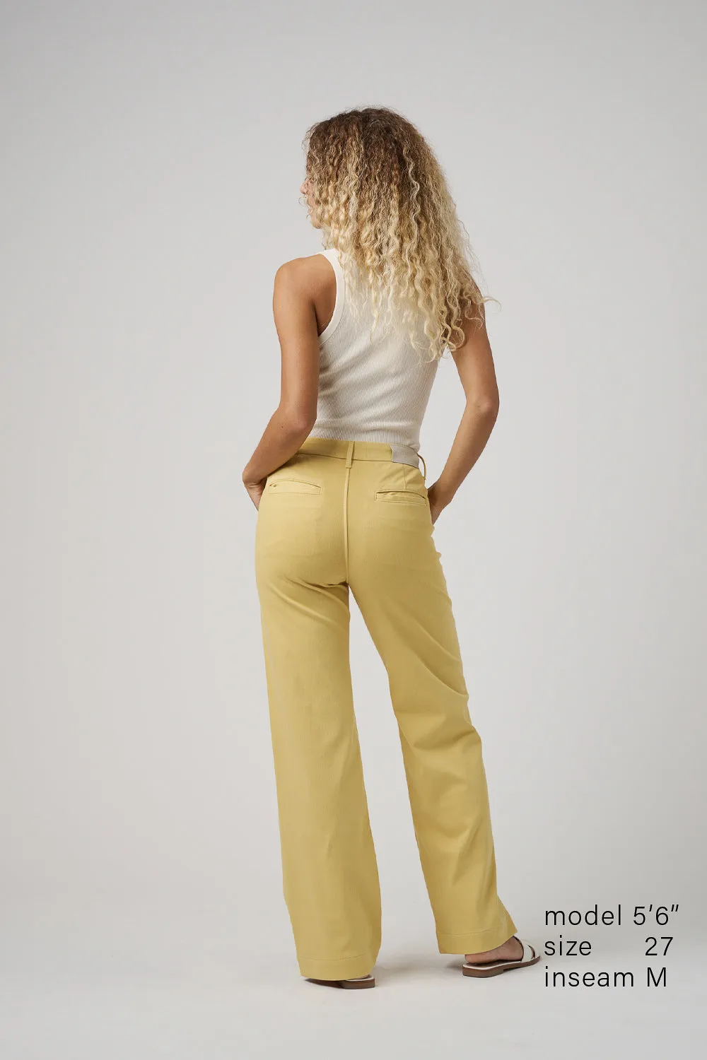 The Malibu Wide Chino  |  Marigold