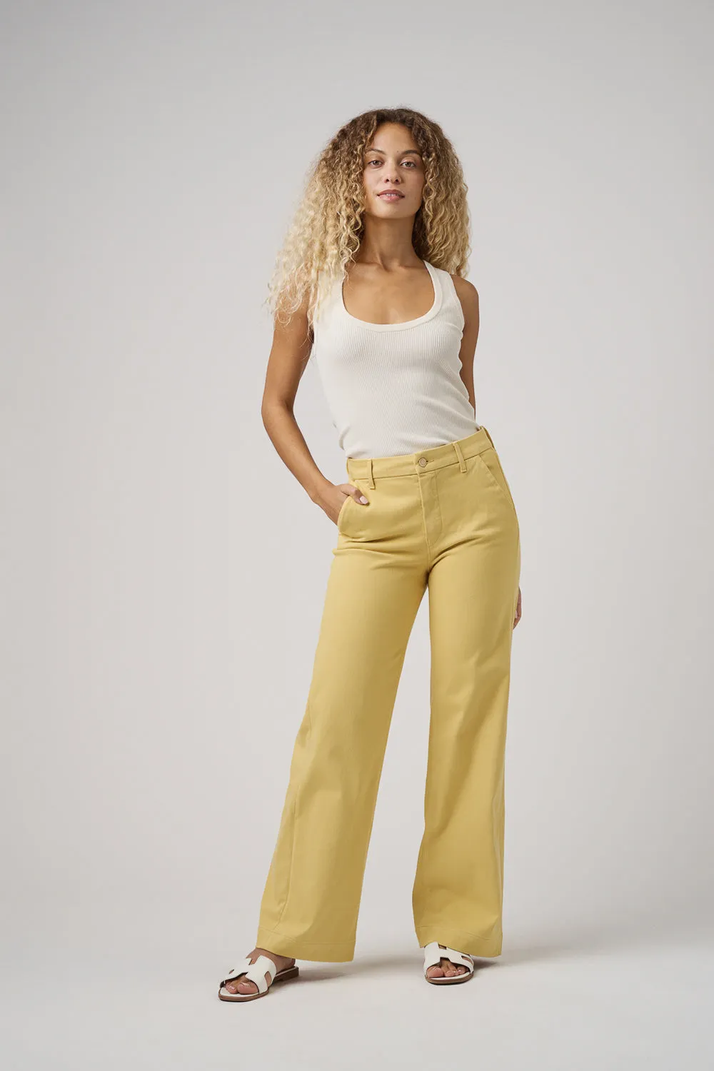 The Malibu Wide Chino  |  Marigold