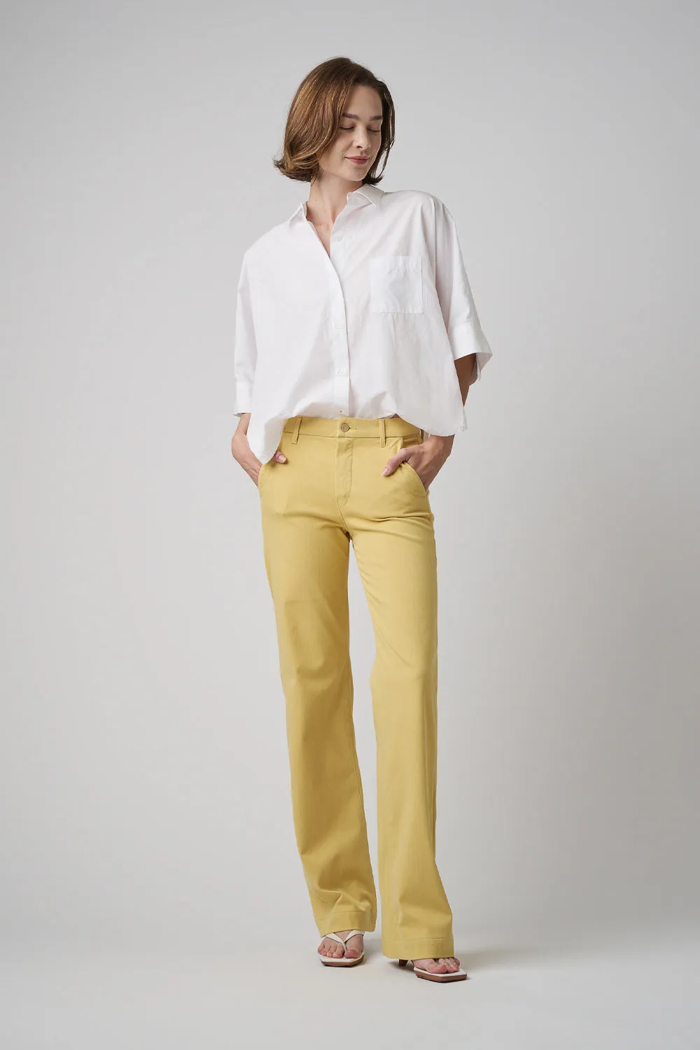 The Malibu Wide Chino  |  Marigold