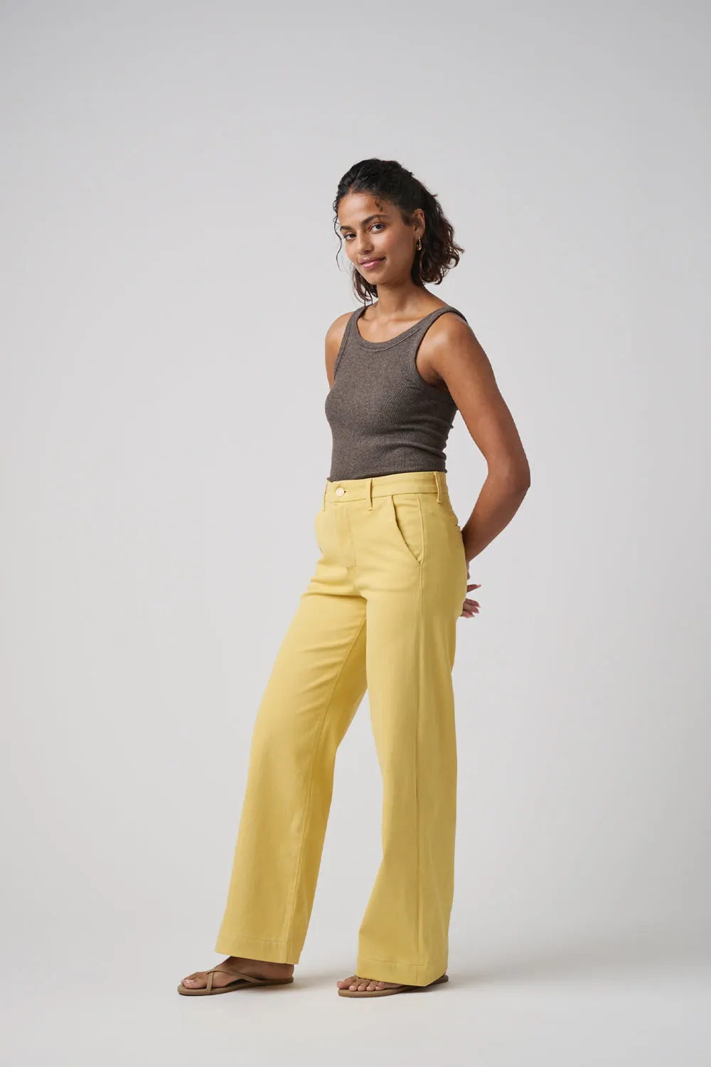 The Malibu Wide Chino  |  Marigold