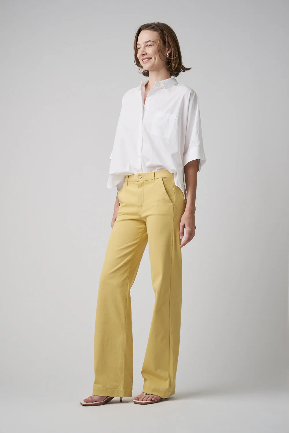 The Malibu Wide Chino  |  Marigold
