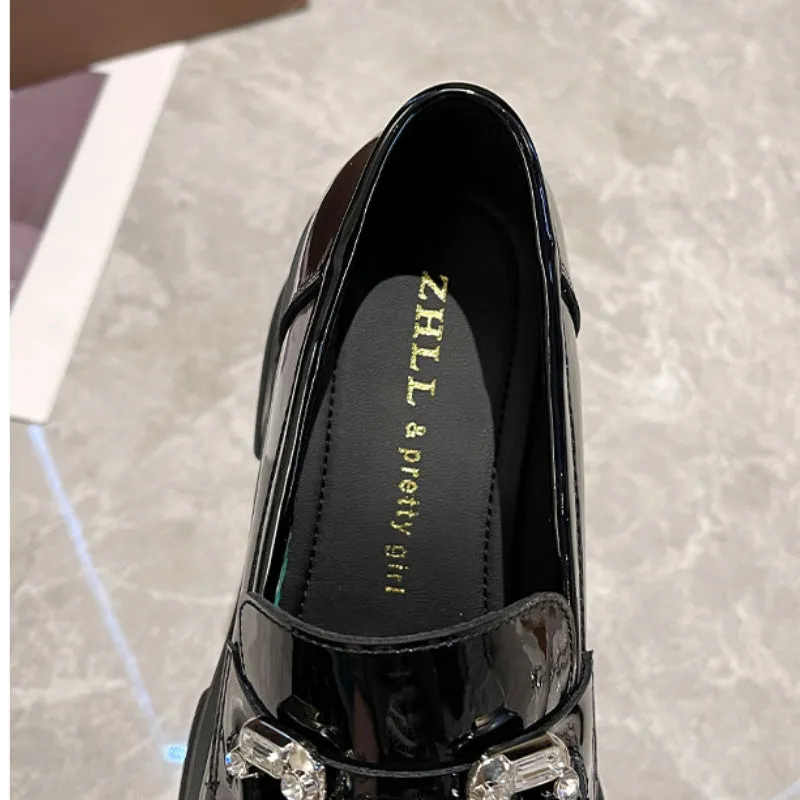 Thick Sole Loafers Plus Size Women's Shoes