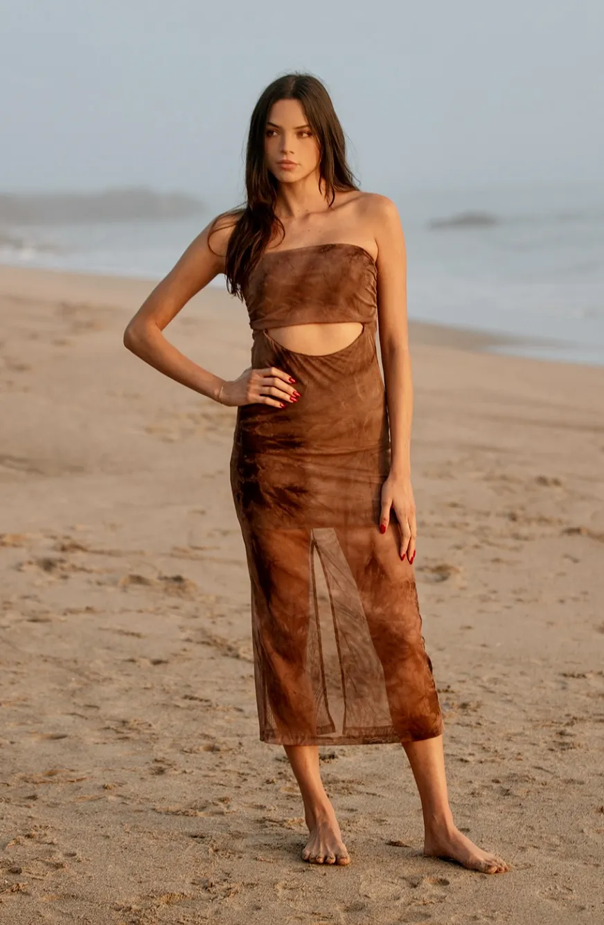 Tie Dye Tube Dress