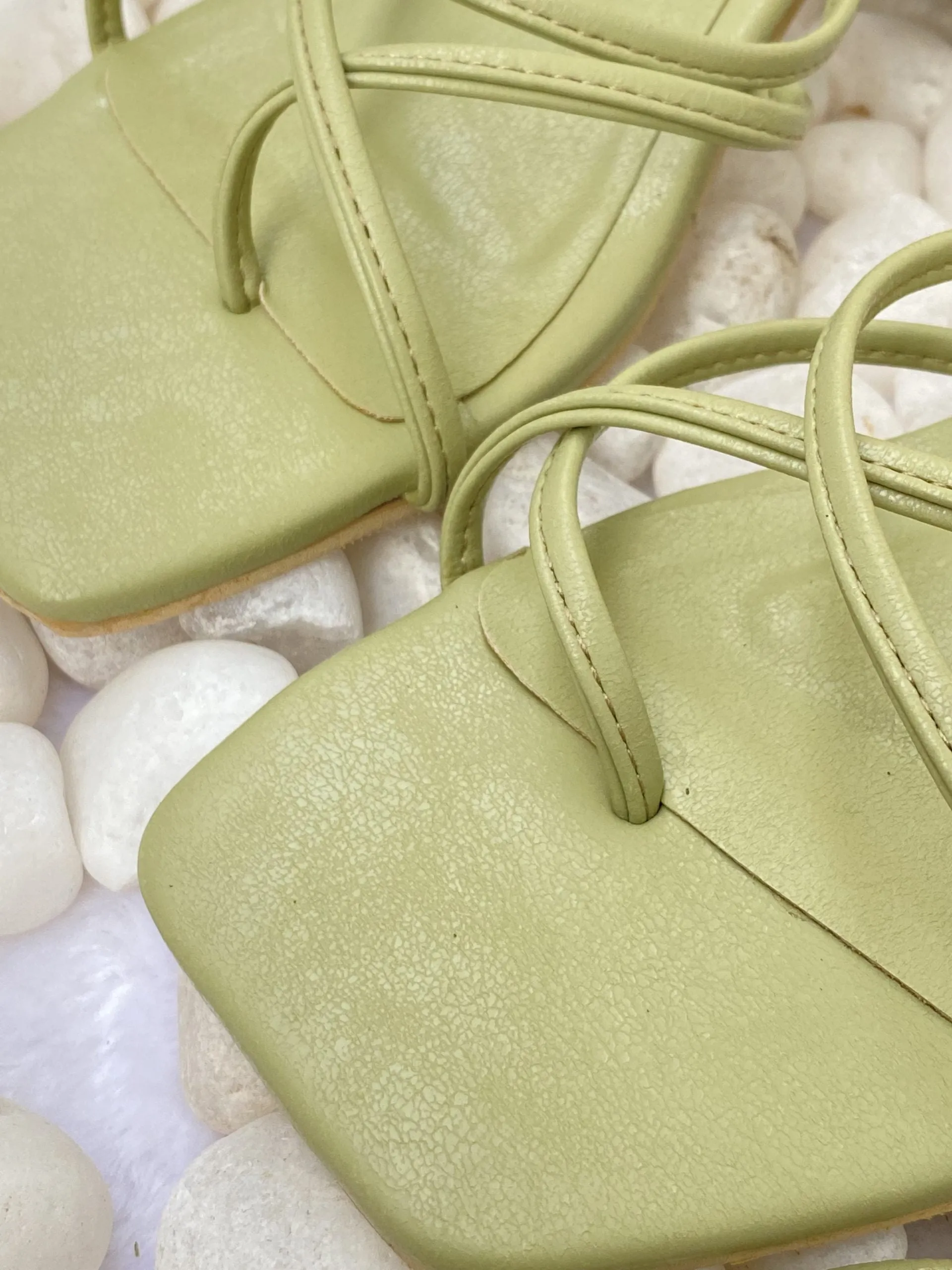 Tie-Fy Square Toe Block Heels