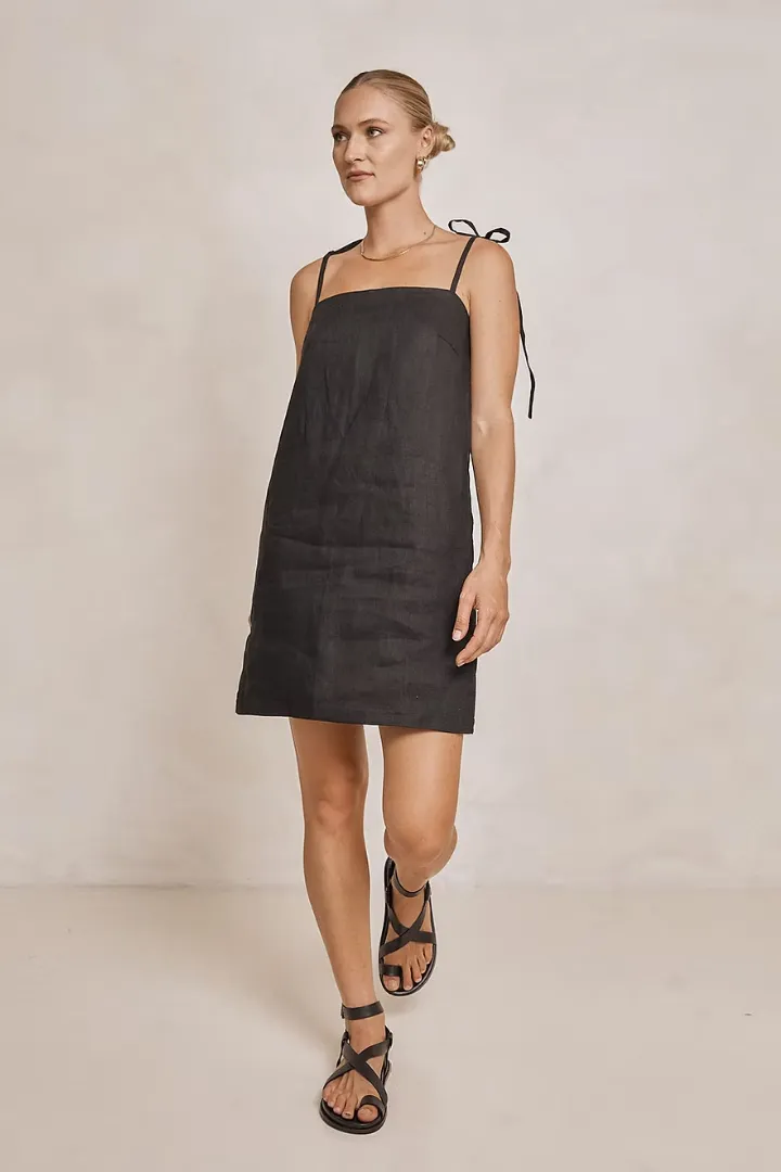 Tie Shoulder Dress