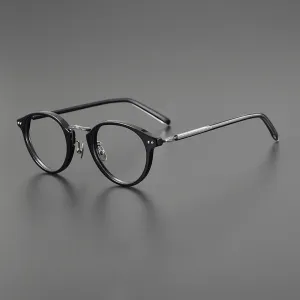 Titanium Round Glasses Frame 9096