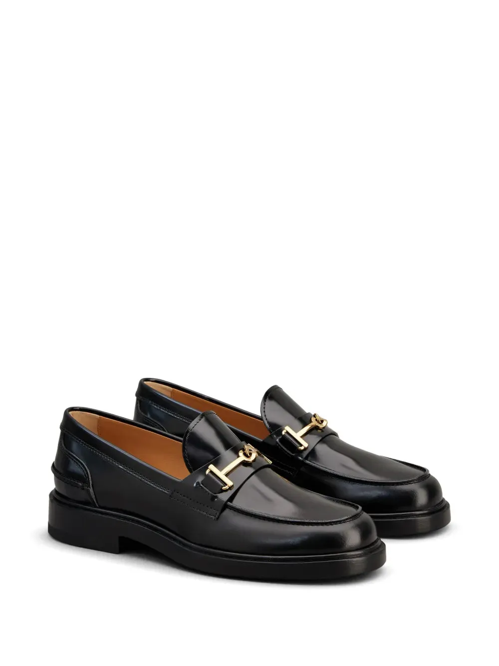 Tod's logo-plaque leather loafers
