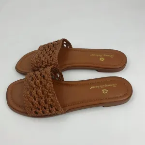 Tommy Bahama – Camel Braided Sandals Size 7.5